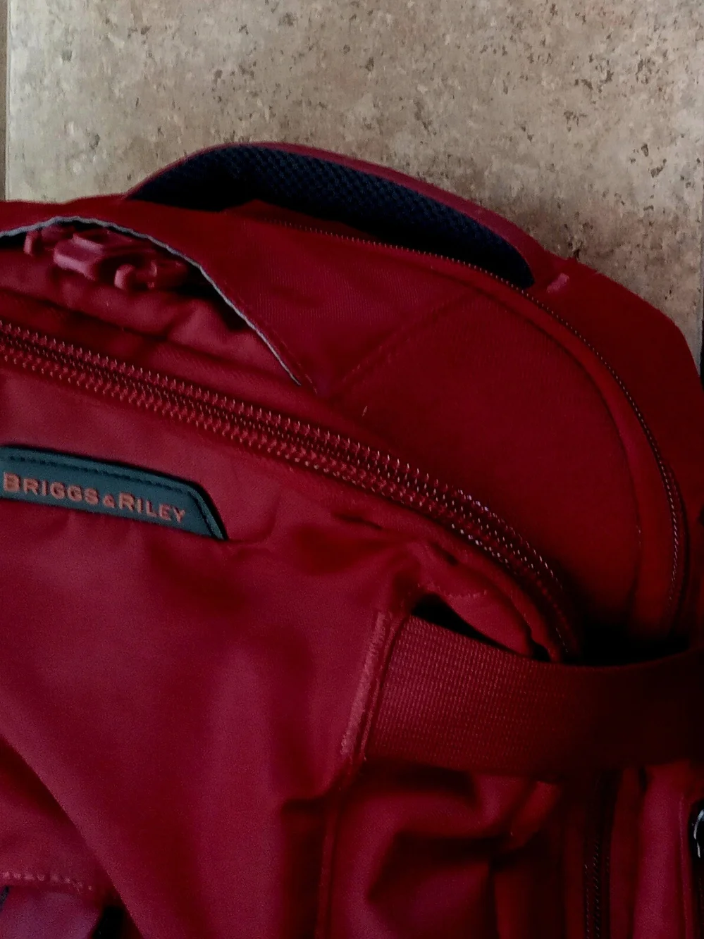 Briggs & Riley Red Travel Duffel Bag